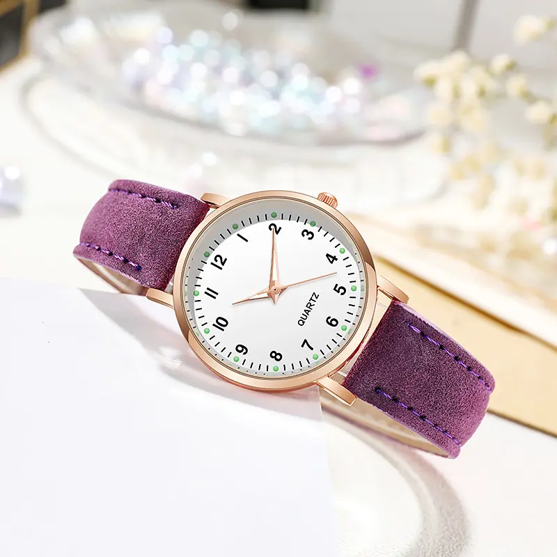 Fashion Watch For Women Leather Belt Watches Ladies Luxury Analog Quartz Luminous Wristwatch Clock Relogio Feminino