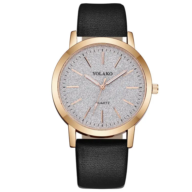 Women Watch Ladies Rhinestone Dial Wristwatch Leather Band Casual Bracele Watch Fashion Casual Leather Belt Quartz Watches Gifts