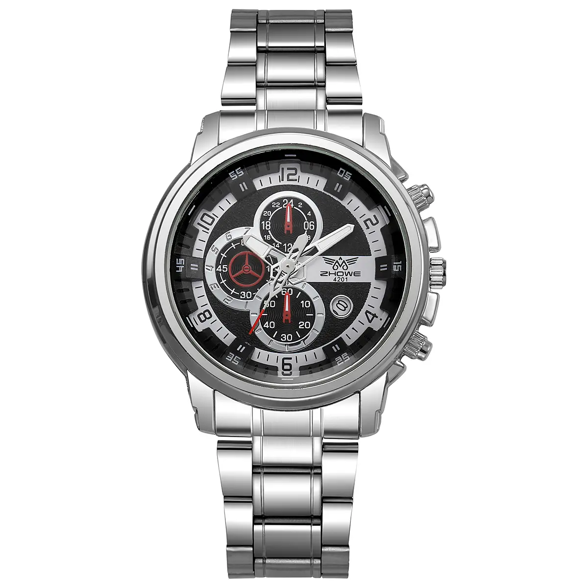Men’s Watches Top Brand Big Sport Watch Luxury Men Military Steel Quartz Wrist Watches Chronograph Gold Design Male Clock 2025