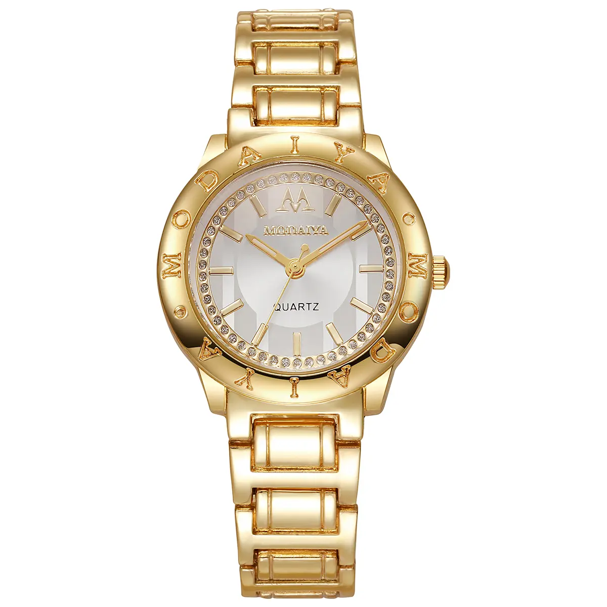 Luxury Elegant Watch for Women Gold Watch Fashion Ladies Quartz Diamond Wristwatch Female Wristwatch Reloj Mujer