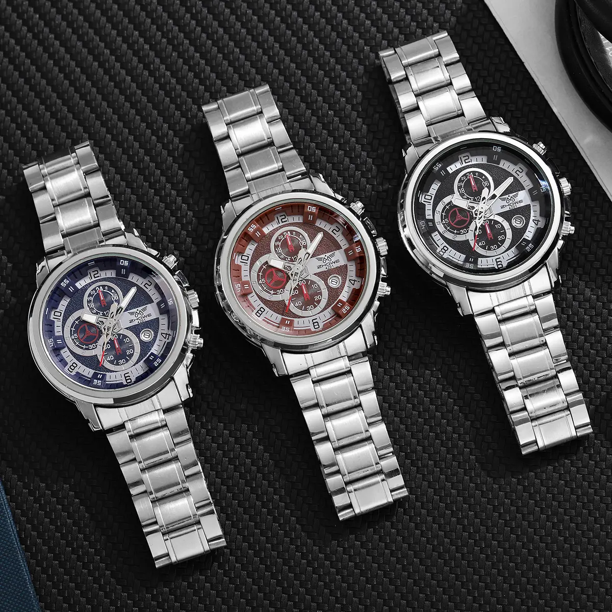 Men’s Watches Top Brand Big Sport Watch Luxury Men Military Steel Quartz Wrist Watches Chronograph Gold Design Male Clock 2025