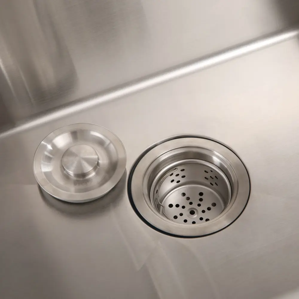 24in Stainless Steel Washing Sink W/ Faucet Hoses and Drain Head Only(Update) Kitchen  Kitchen Sink  Stainless Steel Sink