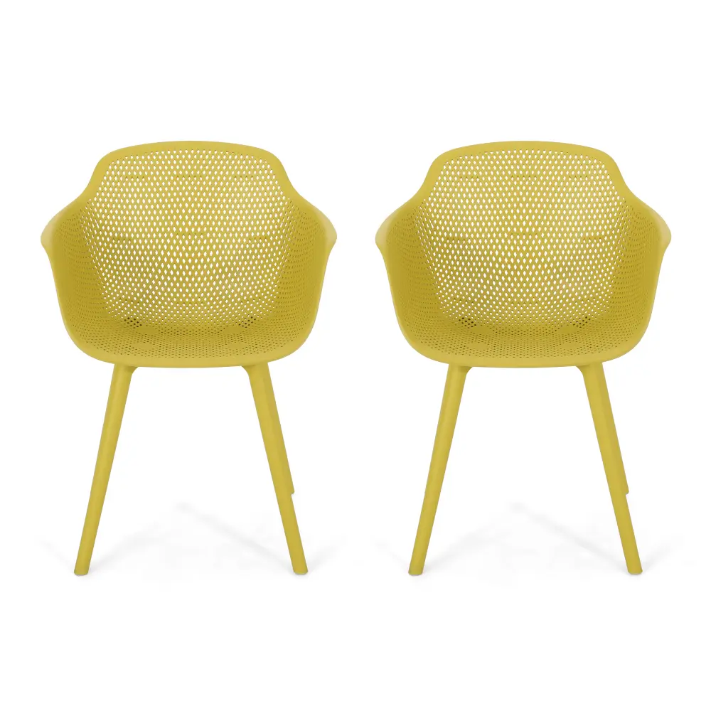 Outdoor Chairs Sets,2 PCS,Chair Sets,Patio Furniture Sets,Yellow Chair  Outdoor Chair  Outdoor Furniture