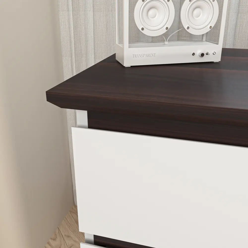 Wide Size Drawer Storage Cabinet, 6-drawer Chest of Drawers for Bedroom Living Room Drawer Furniture