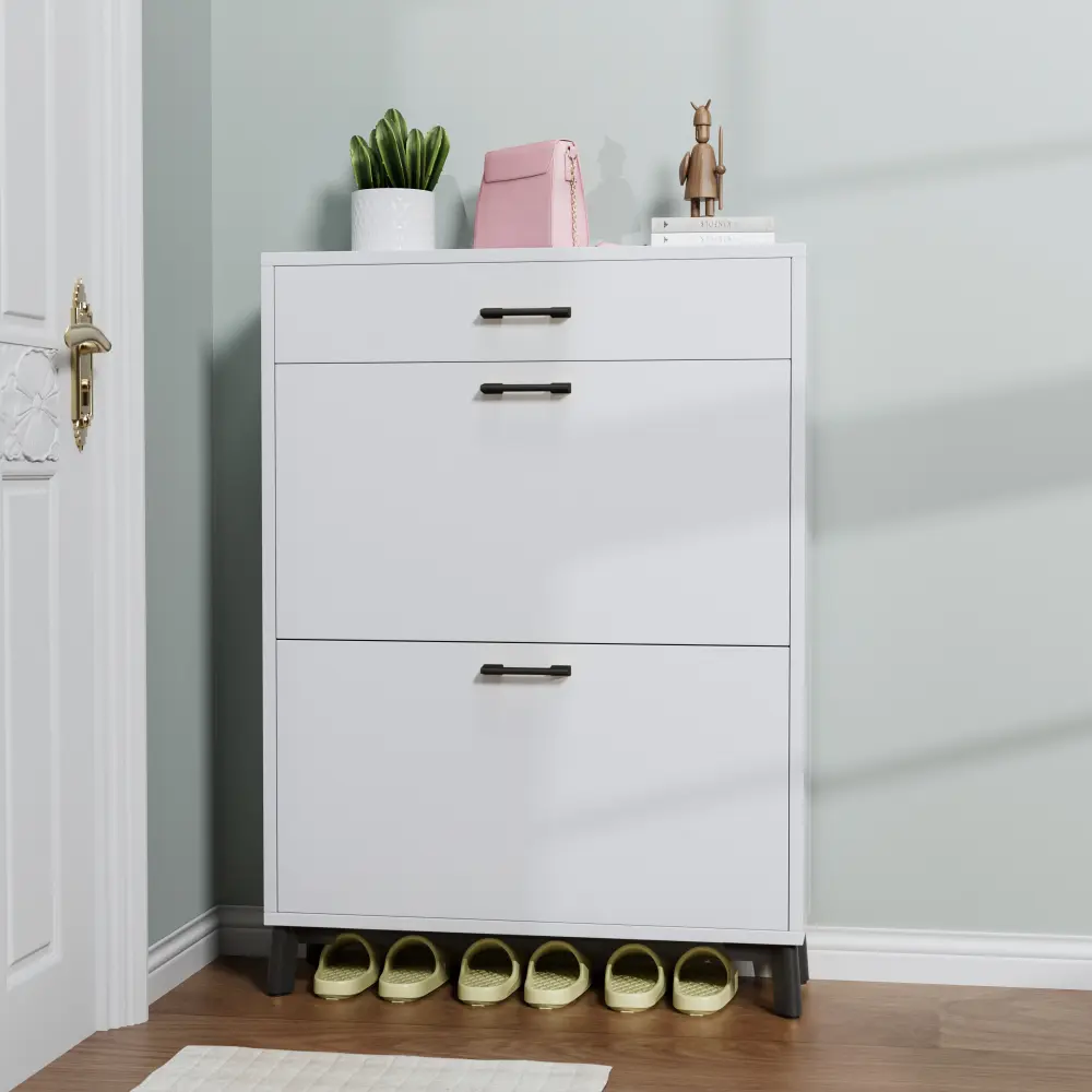 Entrance Shoe Cabinet,Freestanding Shoe Cabinet, Hidden Shoe Rack, Suitable for Entrance Corridor Closet Shoe Rack  Shoe Storage