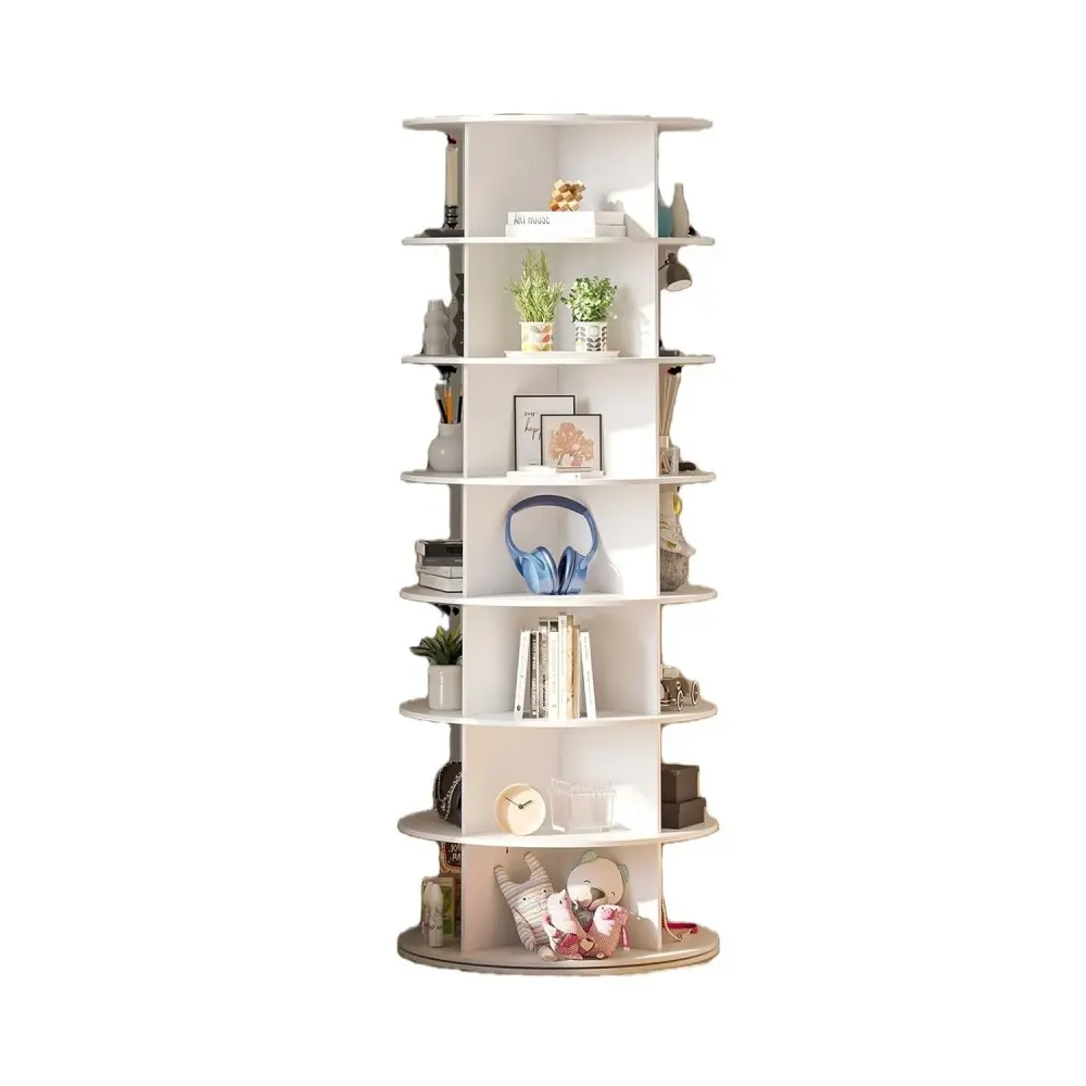 7 Tier Rotating Shoe Rack Tower, 360° Shoe Rack Storage Round Rotating Rack Shoe Rack  Shoe Organizer and Storage
