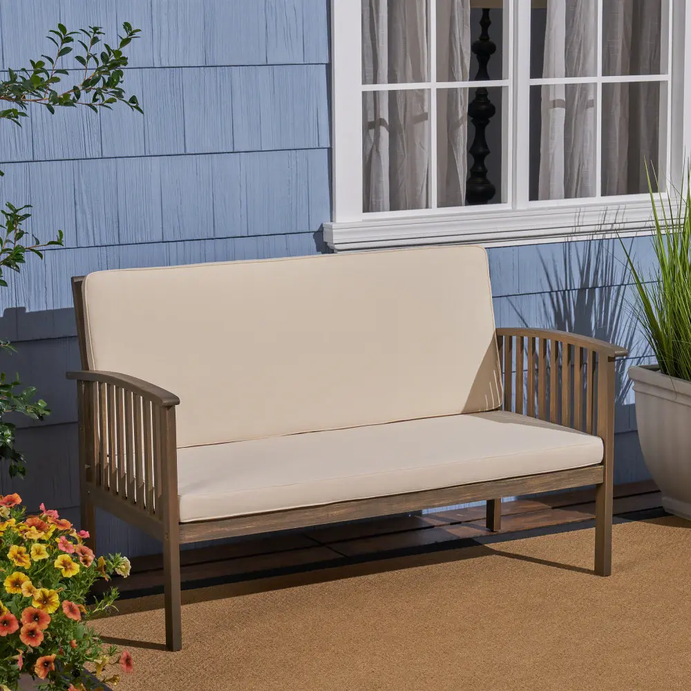 Outdoor Wooden Sofa, Patio Furniture,  Garden Furniture
