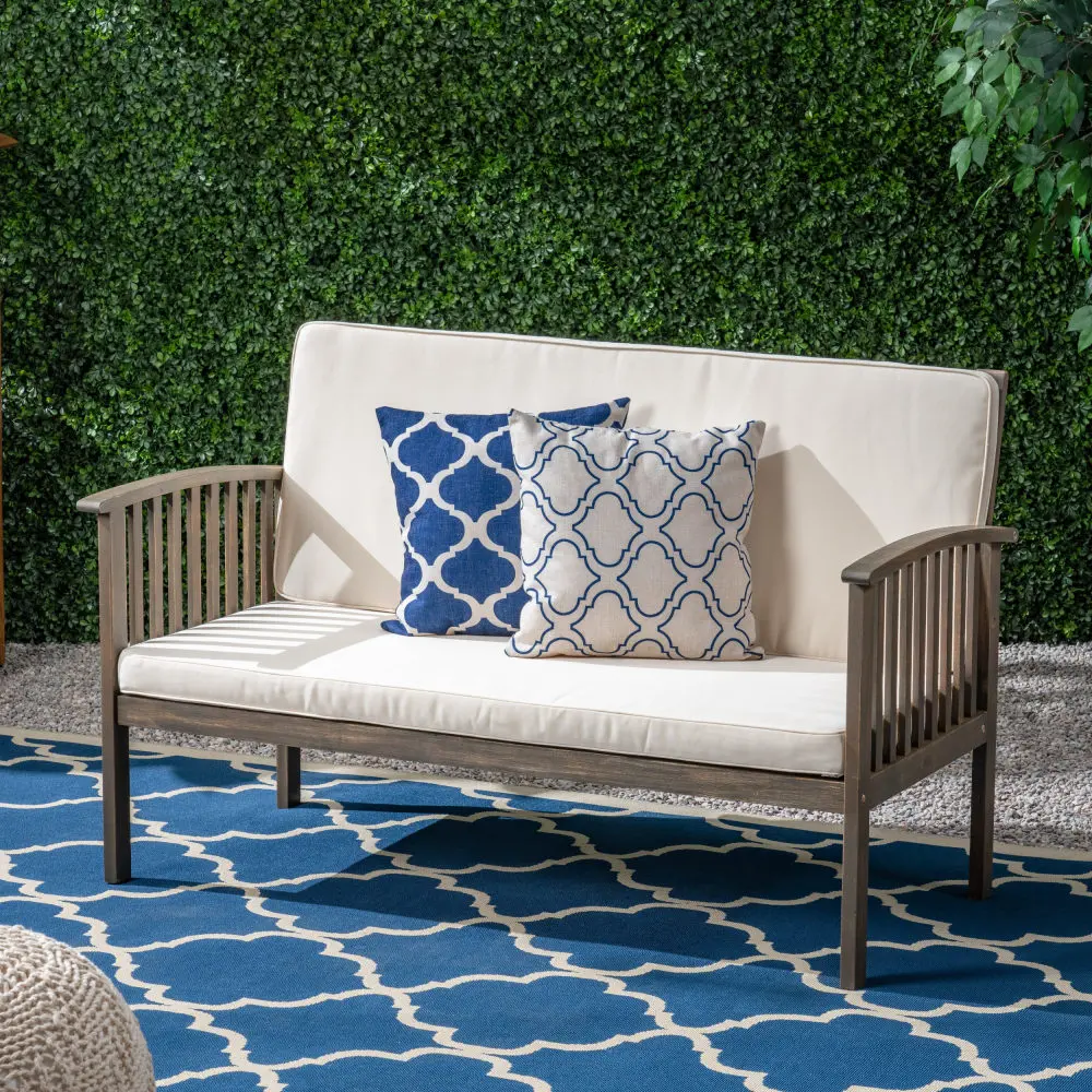 Outdoor Wooden Sofa, Patio Furniture,  Garden Furniture