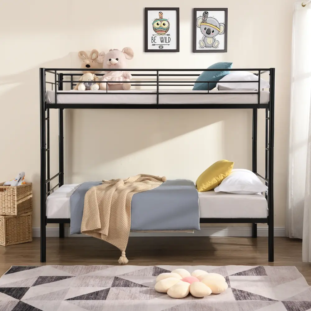 Metal Bunk Bed Bedroom Furniture  Bed Frame  Bedframe  Twin Bed Frame  Armarios De Dormitorio  Cama De Casal