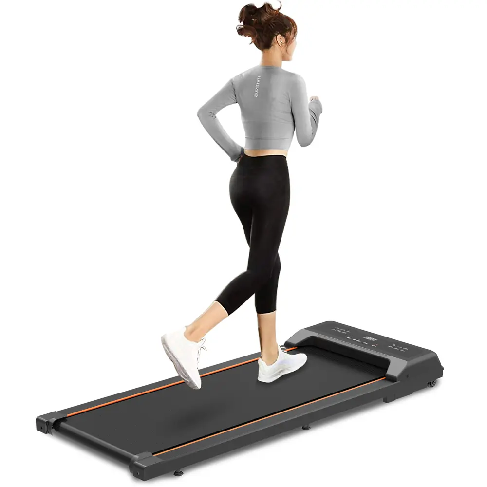 Walking Pad Under Desk Treadmill, LED Display and Remote Control Portable Treadmill for Home and Office, 2.5HP 265LBS Treadmill