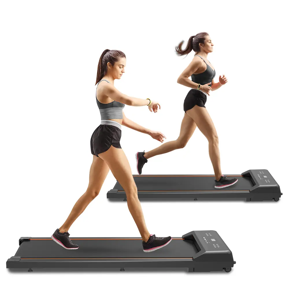 Walking Pad Under Desk Treadmill, LED Display and Remote Control Portable Treadmill for Home and Office, 2.5HP 265LBS Treadmill