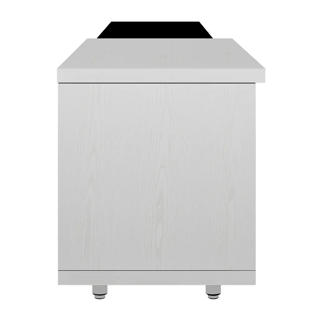 70.1''-100'' Modern Stylish  TV Stand  TV Cabinet for 80+inch TV, White+Black Tv Stand Living Room Furniture  Tv Stand