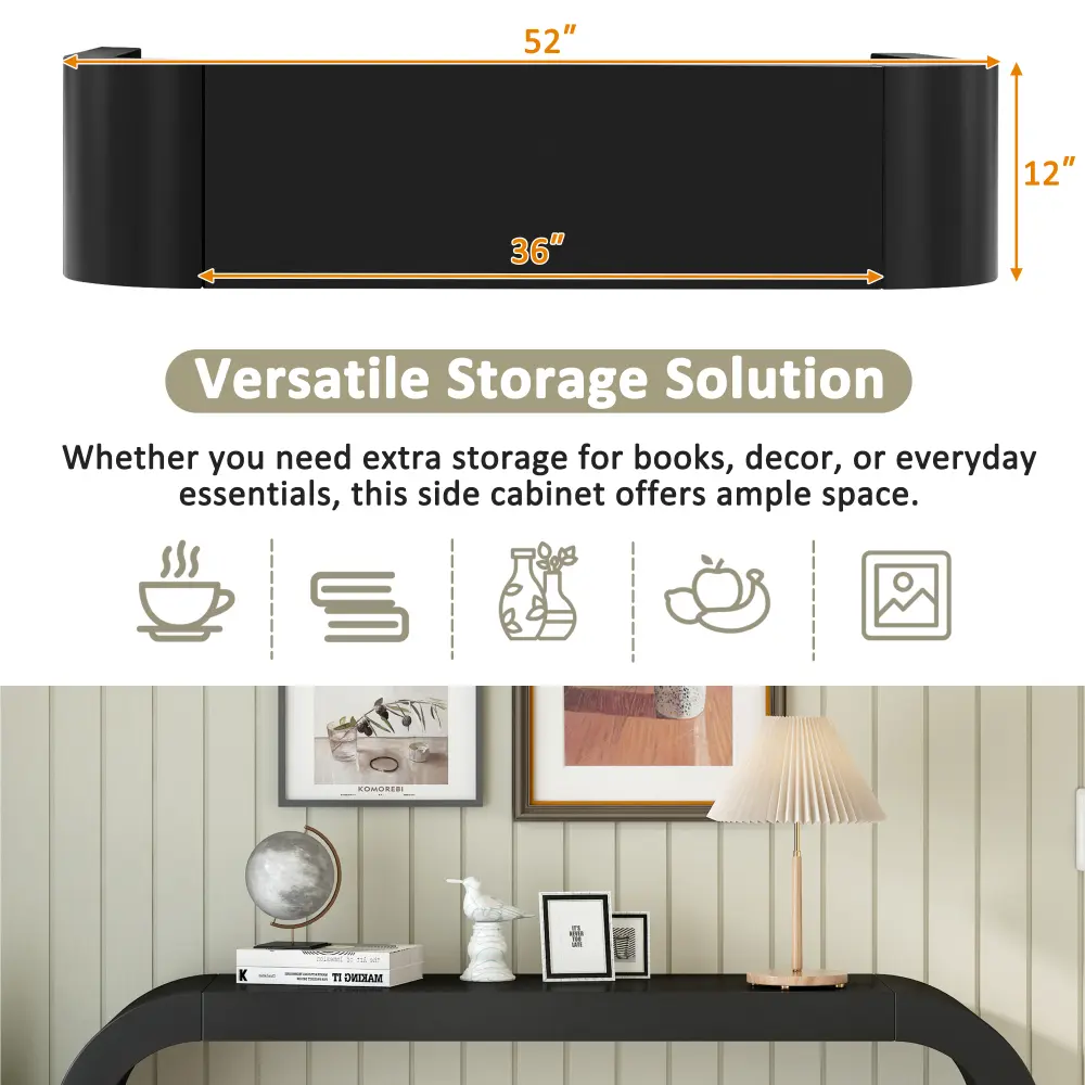 Modern Minimalist Console Table,  Versatile Design, Perfect for Living Room, Hallway and Bedroom