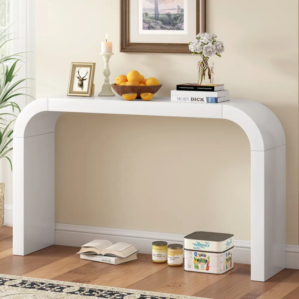 Modern Minimalist Console Table,  Versatile Design, Perfect for Living Room, Hallway and Bedroom