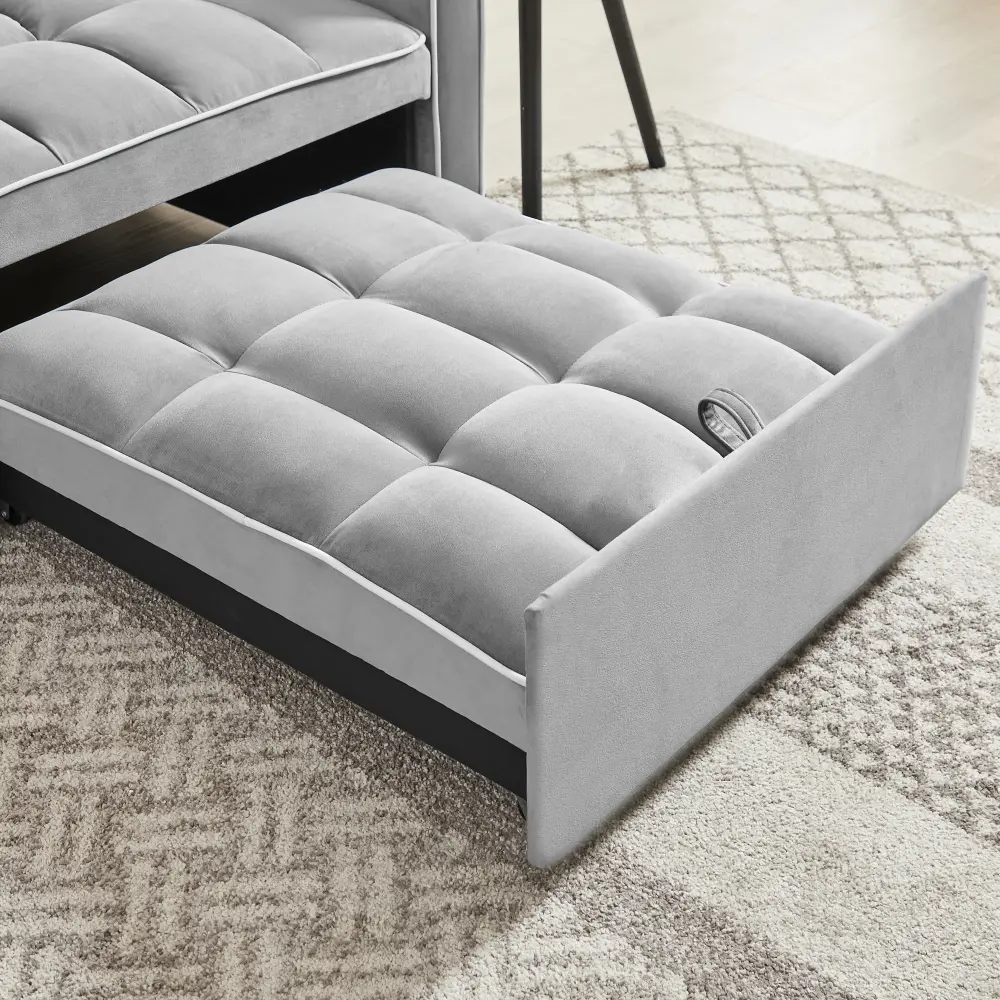 3 in 1 Sofa Bed Chair, Folding Sofa Bed, Adjustable Backrest Sofa Recliner Sofa  Recliner Chair
