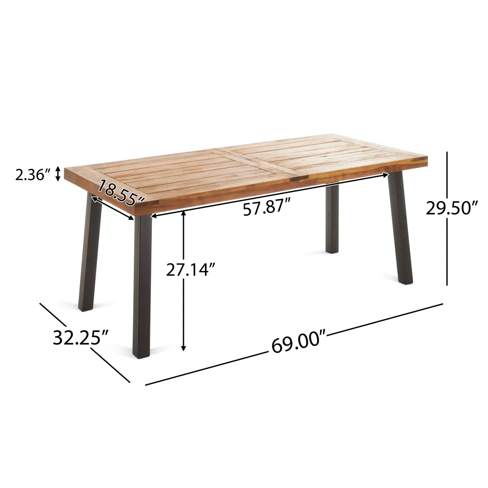 Modern Wooden Dining Table, Sturdy Construction, Easy Assembly - Perfect for Contemporary Dining Rooms Dining Table