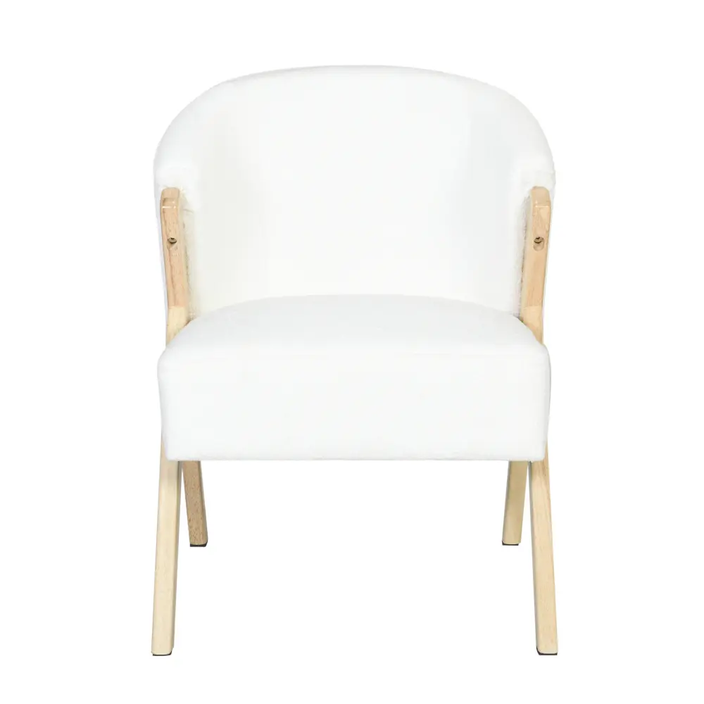 Modern Accent Chair with Upholstery and Solid Wood Frame, Minimalist Lounge Chair for Living Room, Bedroom, or Office