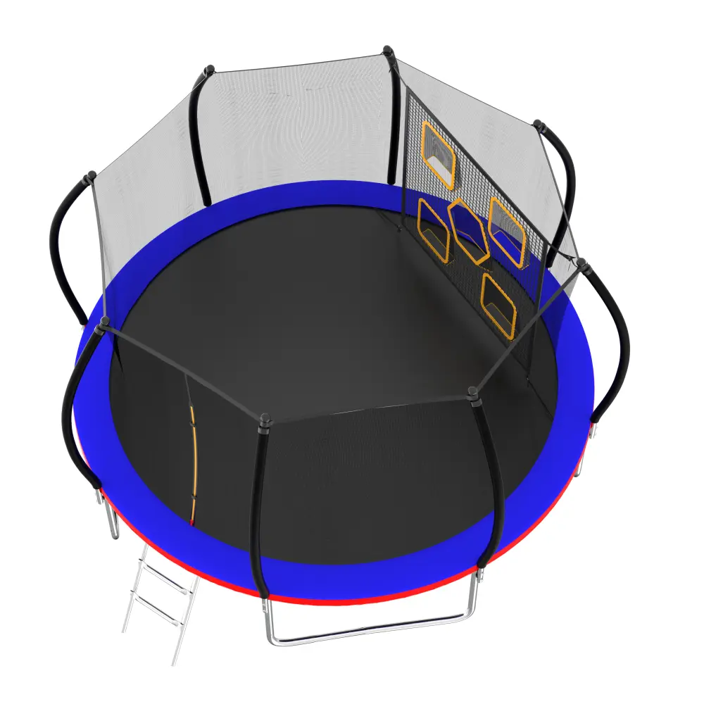 12FT Trampoline with Enclosure-Recreational Trampolines with Ladder, Outdoor Trampoline for Kids  Trampoline Trampoline for Kids