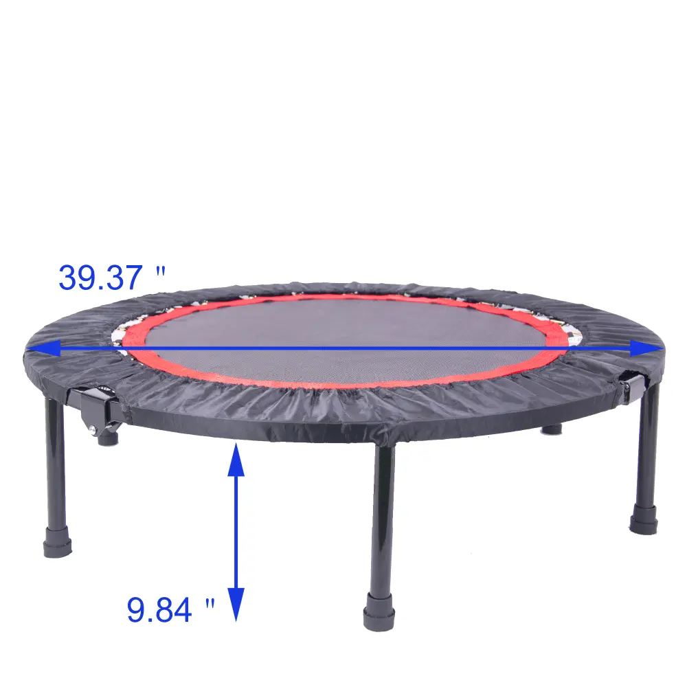 40 Inch  Exercise Trampoline for Adults or Kids Indoor Fitness Rebounder Trampoline with Safety Pad Trampolin  Kids Trampoline