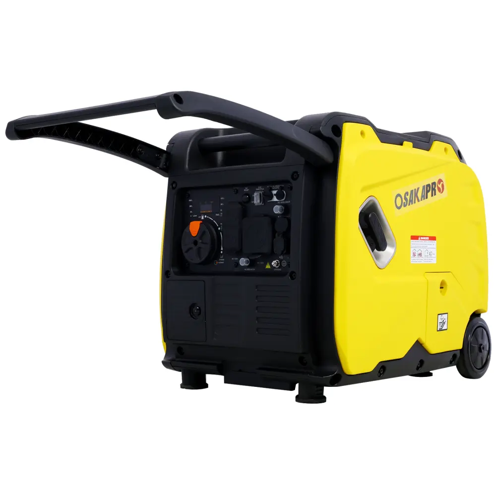 Super Quiet Inverter Generator 4500wPortableGeneratorElectric Start,Foldable Handle with Wheel,212cc 4 Stroke CARB EPA Compliant