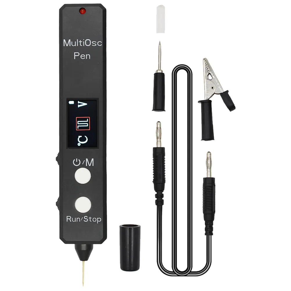 4 in 1 High-precision Oscilloscope Tester 2MSa/s Sampling Rate 400KHz Bandwidth Voltage Detector Pen 230mah Battery