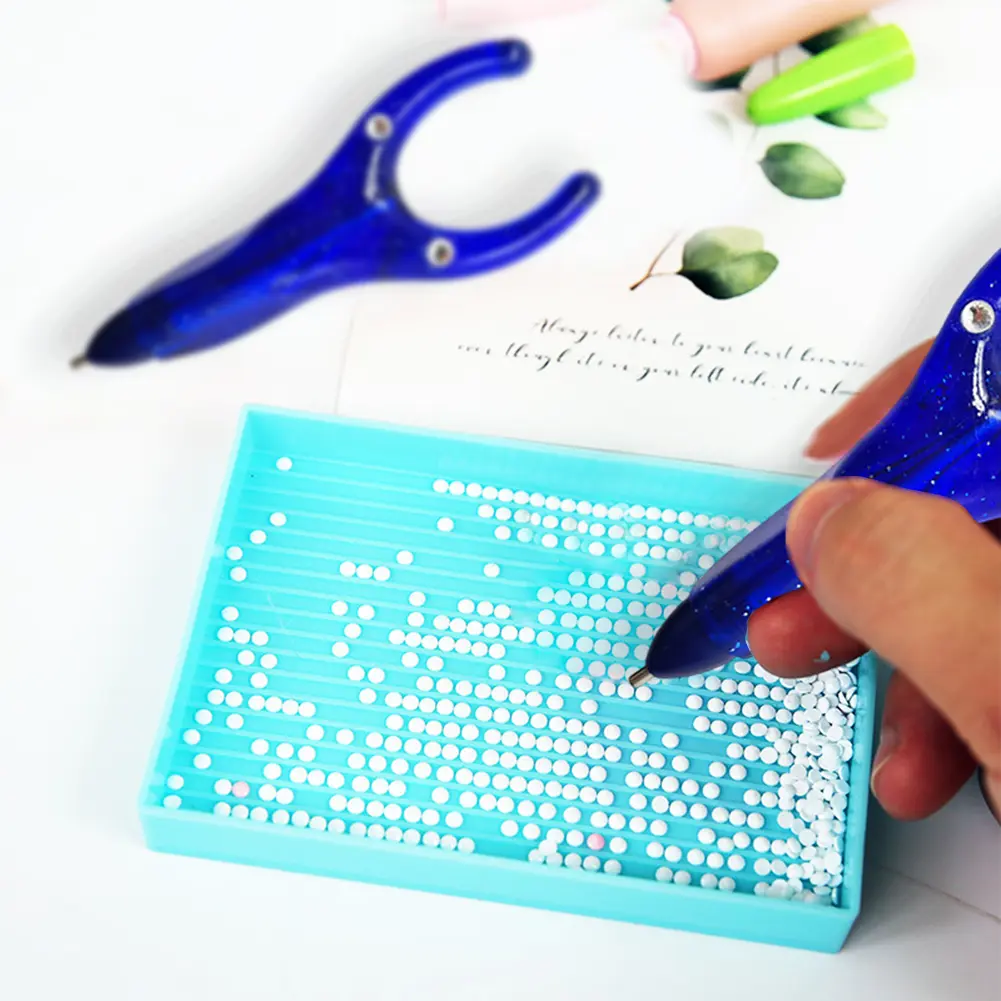 Handmade Diamond Painting Drill Pen Ergonomic Diamond Art Pen Diamond Painting Art Drill Pen for Art DIY Craft Adults/Kids