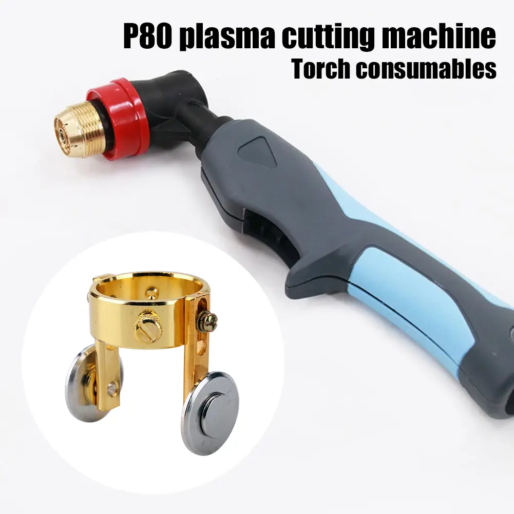 Cutting Tool Parts Welding Torch Consumables Roller Guide Wheel Replacement Brass P-80 Plasma Cutting Torch Accessory