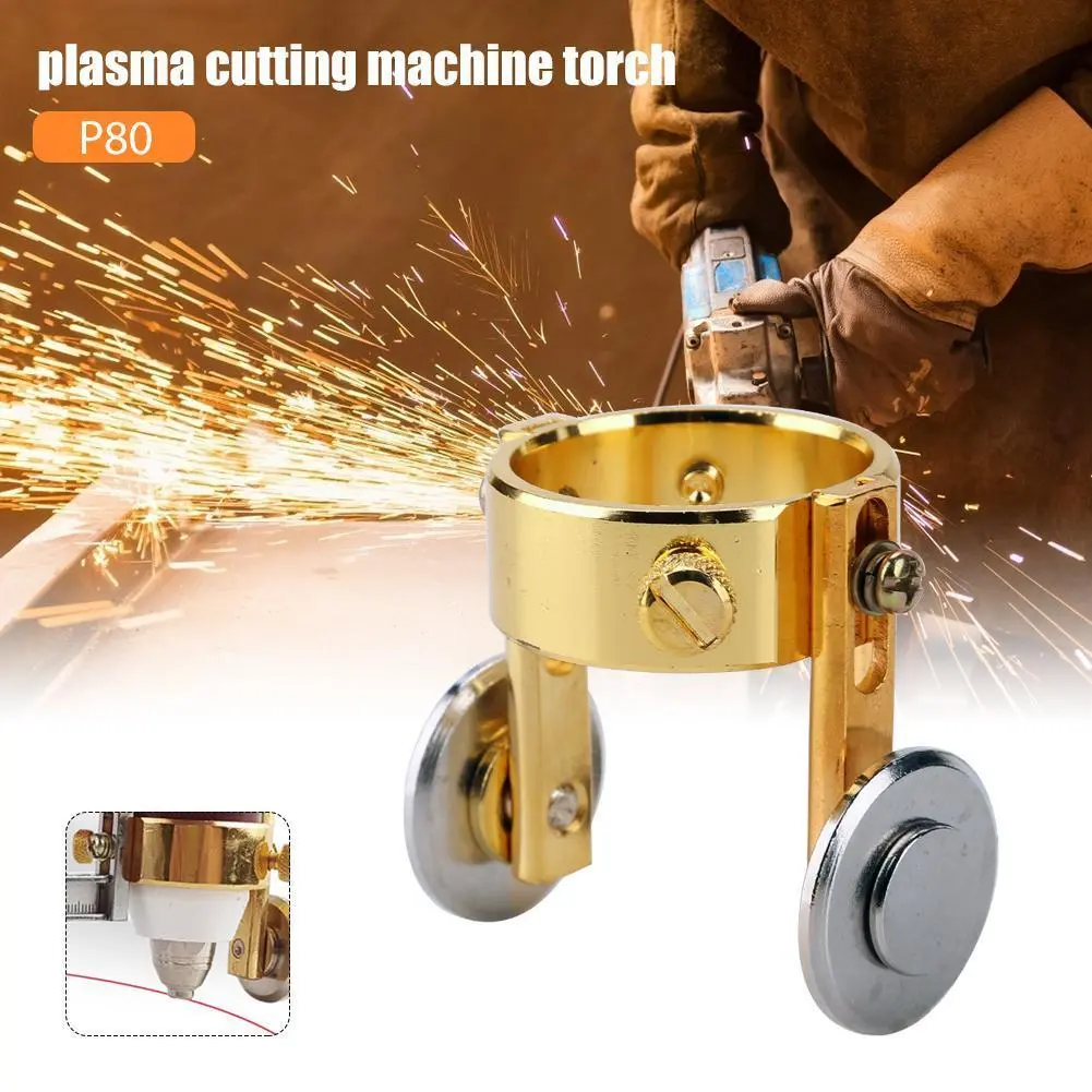 Cutting Tool Parts Welding Torch Consumables Roller Guide Wheel Replacement Brass P-80 Plasma Cutting Torch Accessory