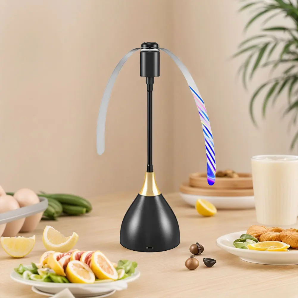 2/1pcs Outdoor Fly Repellent Fan Home Kitchen Restaurant Party Anti Mosquito Flies Fly Fan Picnic BBQ Food Fly Fans Spinner