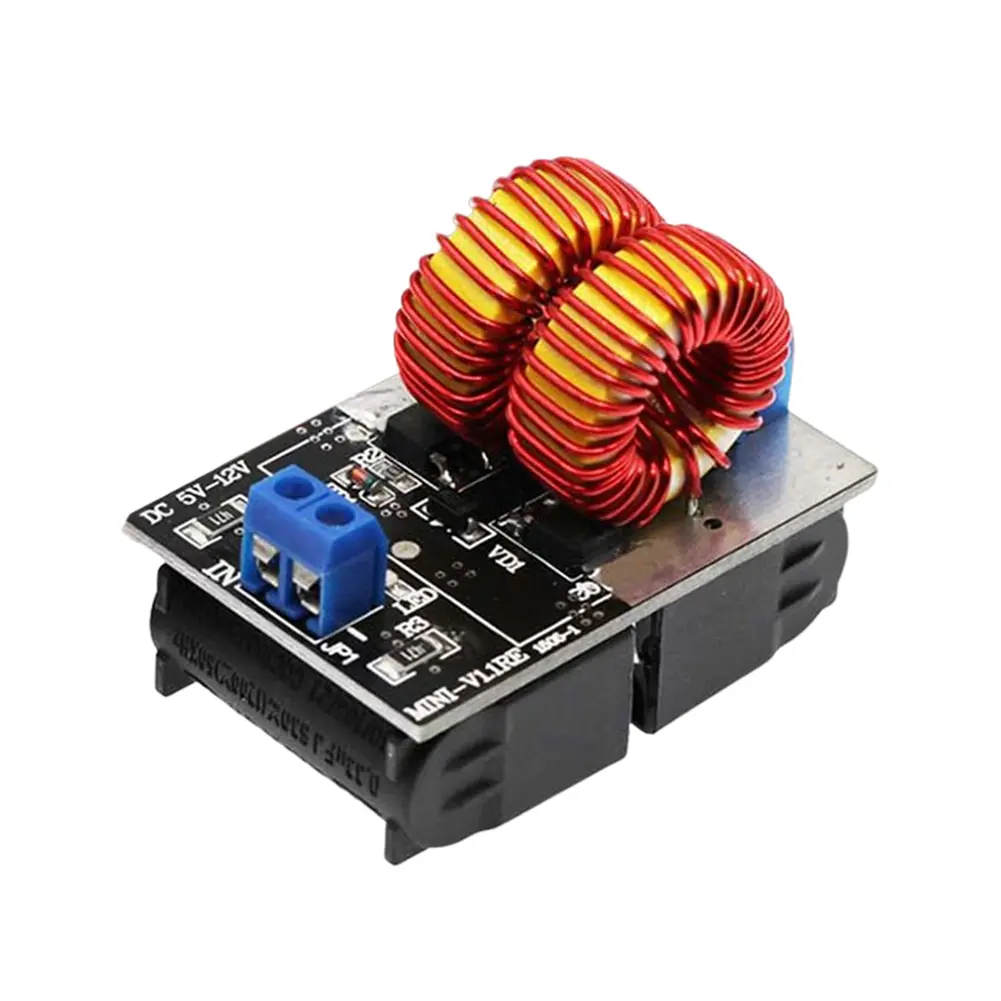 120W Mini ZVS Induction Heating Board DC 5-12.0V Input Voltage Inductive Heater High Frequency Power Supply Module