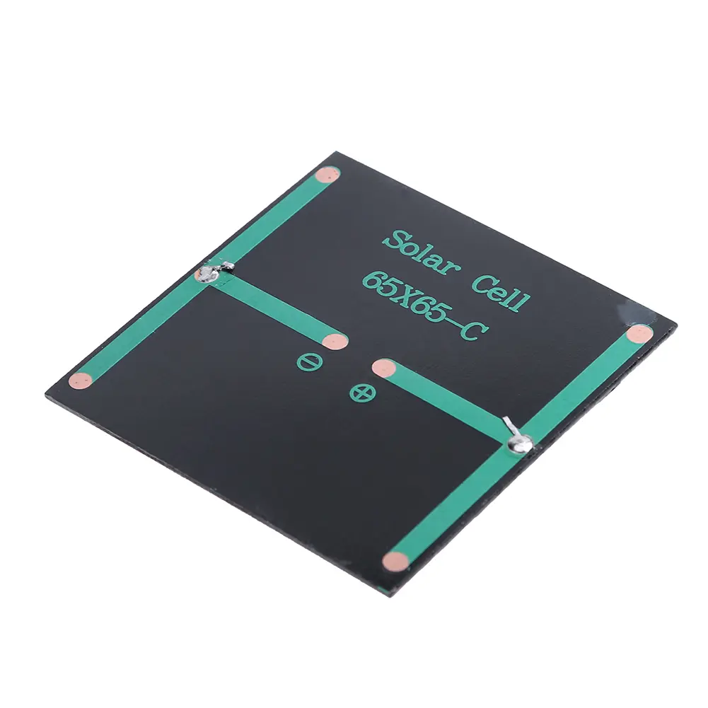 3V 0.6W Solar Panel Epoxy Polycrystalline Silicon DIY Charger Solar Panels for Home Light Camping Generator Accessories 2/1pcs