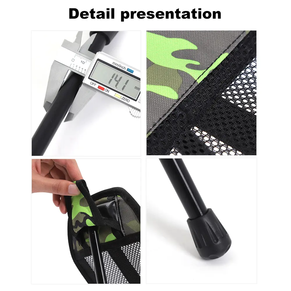 Lightweight Aluminium Alloy Freestanding Camp Footrest Ideal for Fishing Beach Chair Relaxation and Outdoor Adventures