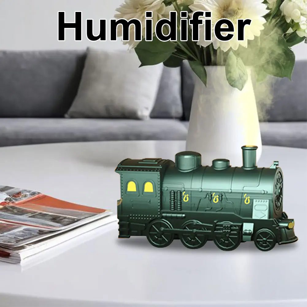 Mini Train Shape Aromatherapy Essential Oil Diffuser Ultrasonic Cool Mist Air Humidifier with Remote Aroma Difusor Atomizer