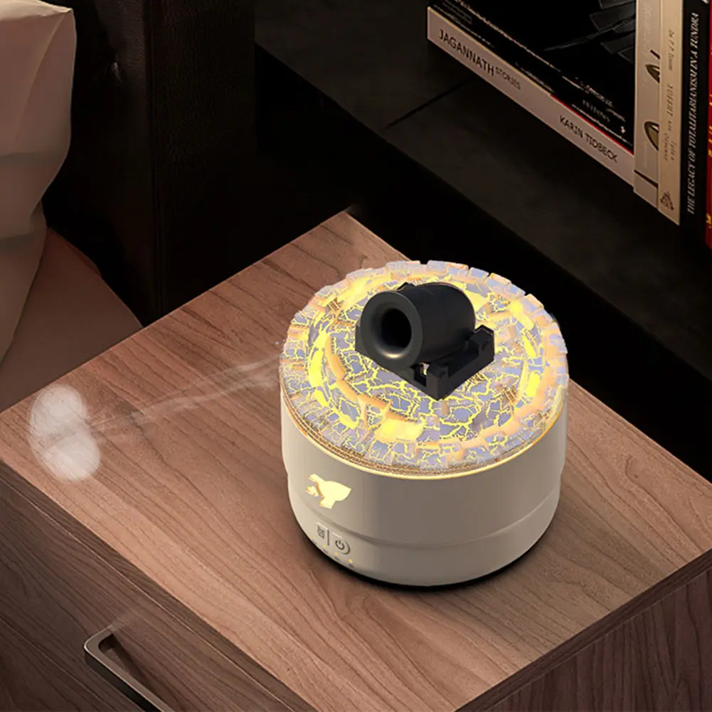 Volcanic Crack Light Cannons Humidifier Aroma Diffuser Cannon Blast Aroma Humidifier Cannon Blast Turret Aromatherapy Humidifier