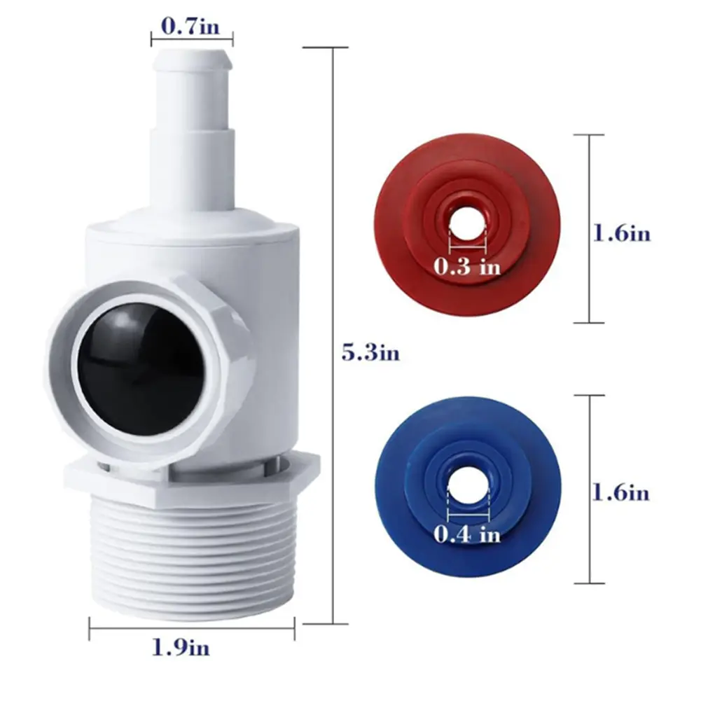 9-100-9001 UWF Wall Fitting Connector Assembly Replacement UWF Wall Connector for Zodiac Polaris 280 380 3900 Pool Cleaners