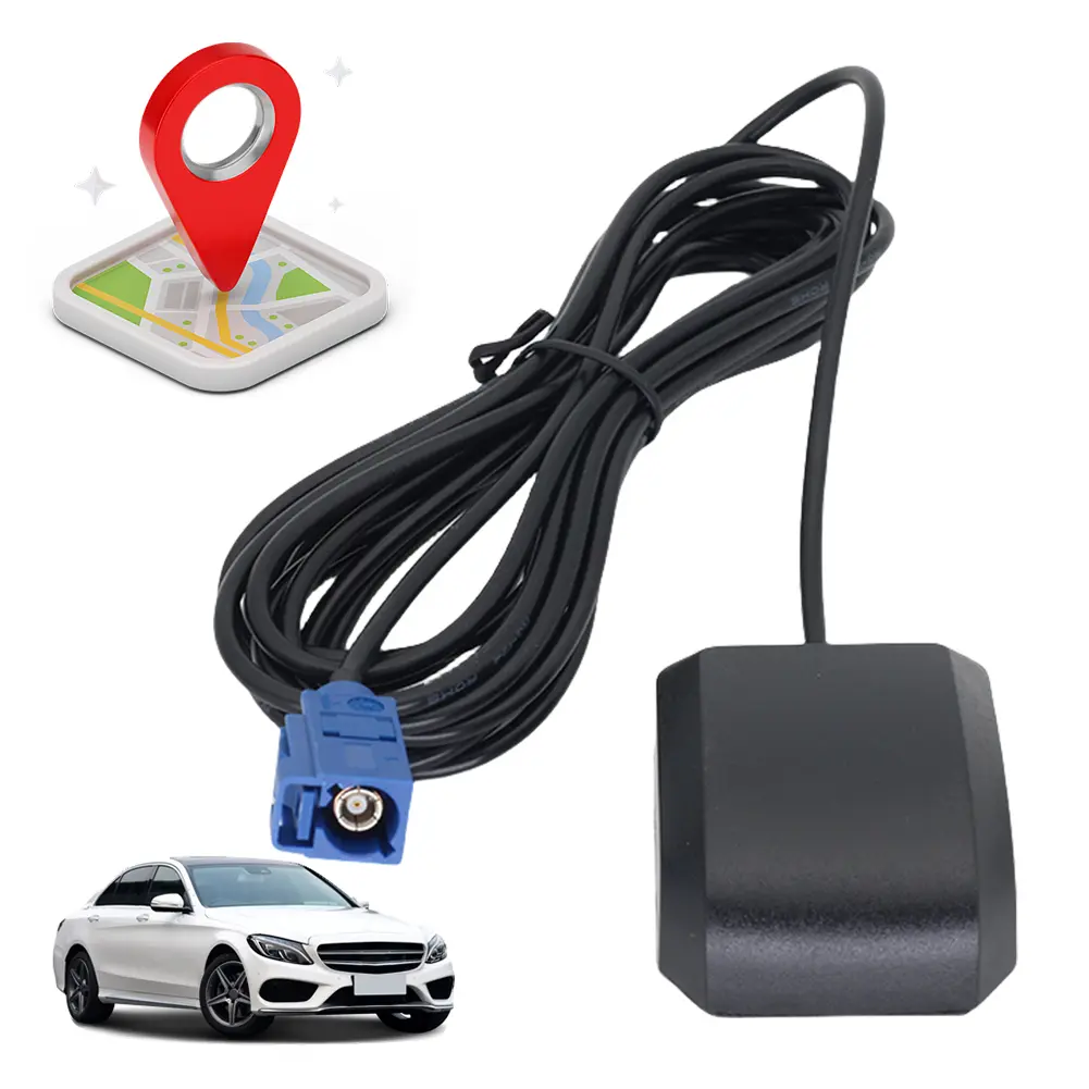 Car Navigation GPS Antenna SMA/FAKRA Interface Vehicle Active GPS Antenna for Audi A3 A4 A6 TT for Volkswagen Skoda Benz