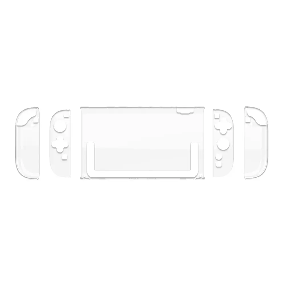 For Nintendo for Switch 2 Detachable PC Transparent Case Shell Anti-Scratch Game Console Case Anti-Drop for Switch 2 Accessories