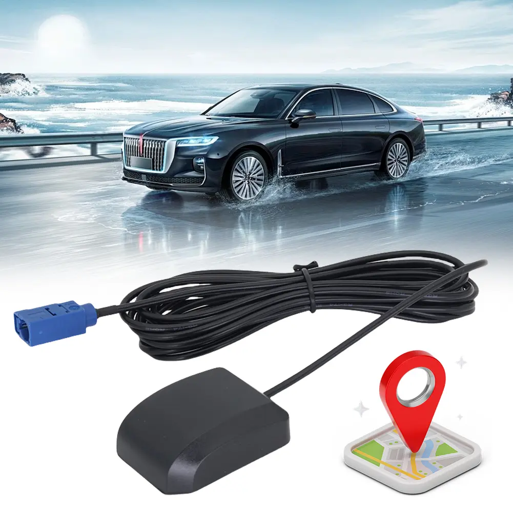 Car Navigation GPS Antenna SMA/FAKRA Interface Vehicle Active GPS Antenna for Audi A3 A4 A6 TT for Volkswagen Skoda Benz
