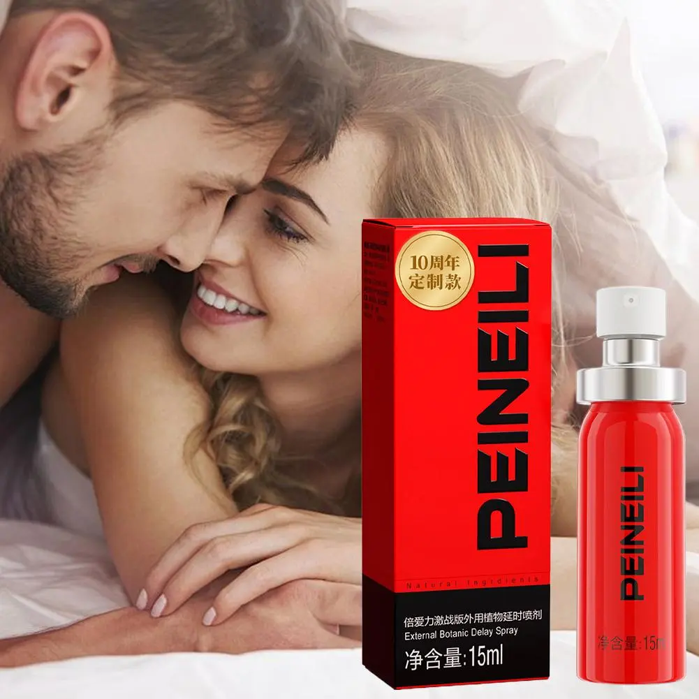 3Pcs PEINEILI Men Delay Spray Can Make Men Sex Last Longer Ejaculation time Big Dick Erection Massage Oil Adult sex Product