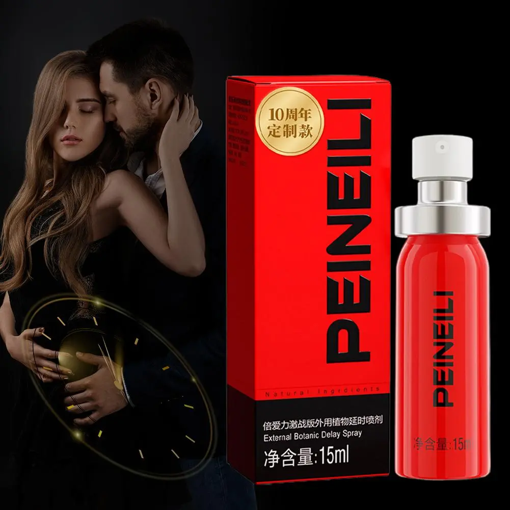 3Pcs PEINEILI Men Delay Spray Can Make Men Sex Last Longer Ejaculation time Big Dick Erection Massage Oil Adult sex Product