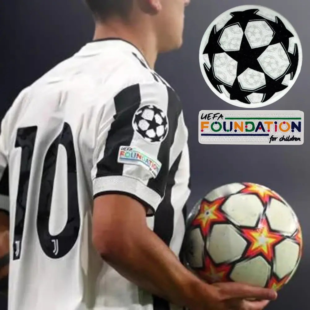 1-10PCS Football Patches Sport Ball Applique Plush Sewing Embroidery Badge Top Quality Football Patches Badge For Football Shirt