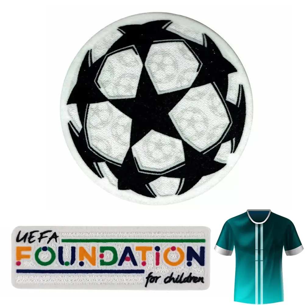 1-10PCS Football Patches Sport Ball Applique Plush Sewing Embroidery Badge Top Quality Football Patches Badge For Football Shirt