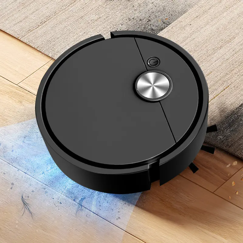 3 in 1 Sweeping Robot Rechargeable Vacuum Mop Robot Strong Suction Compact Cleaning Machine for Pet Hair Stubborn Dirt