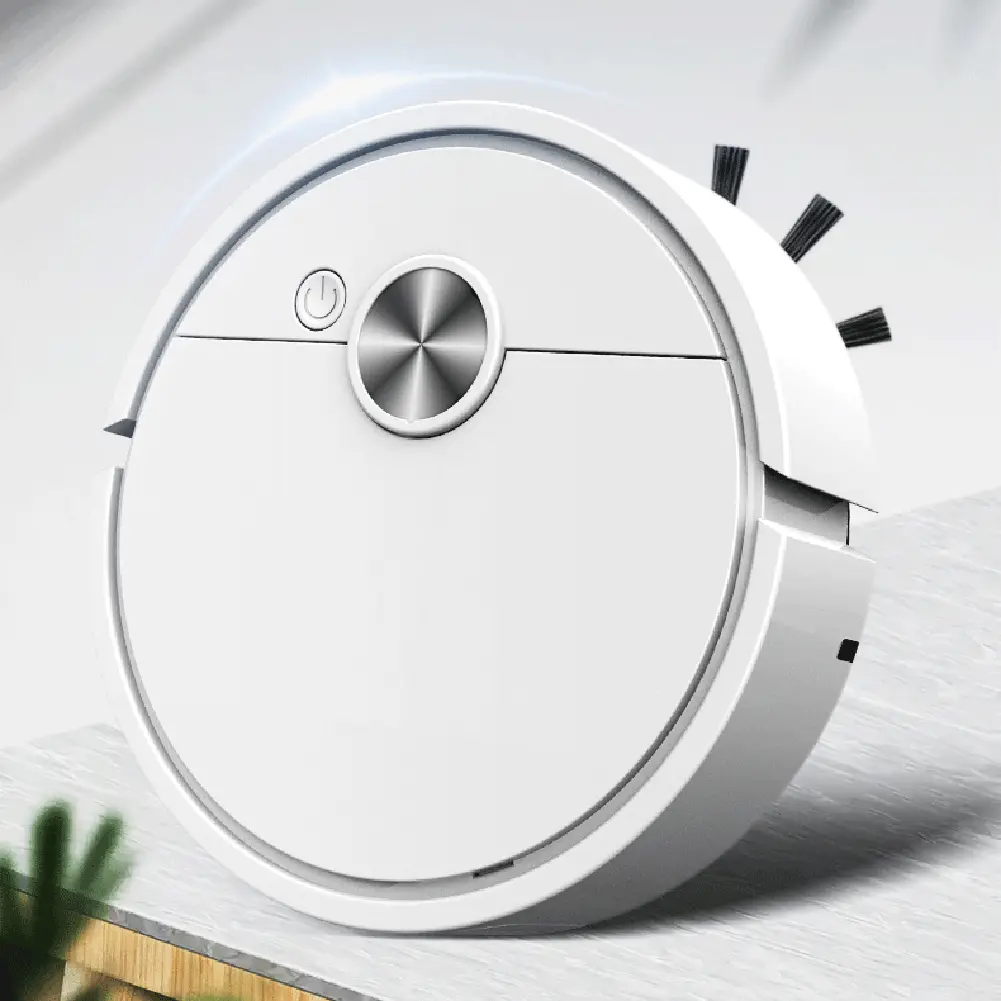 3 in 1 Sweeping Robot Rechargeable Vacuum Mop Robot Strong Suction Compact Cleaning Machine for Pet Hair Stubborn Dirt