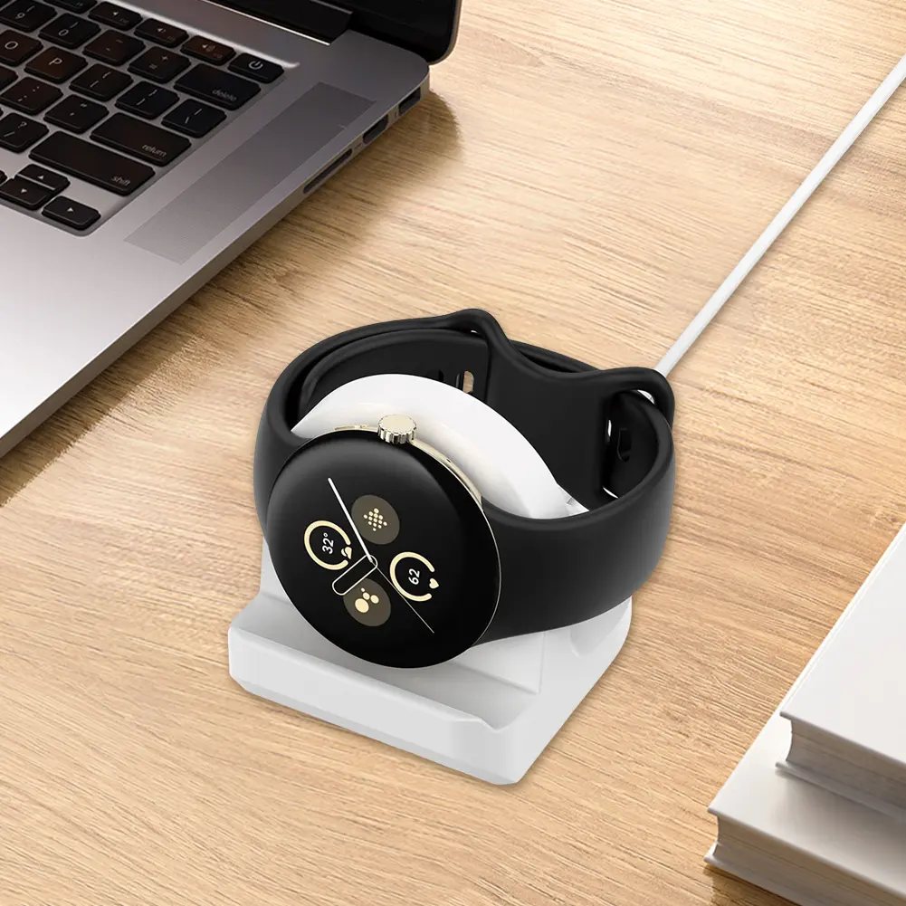 Charging Stand Dock Holder Silicone Non-Slip Charger Base Holder Charger Dock Stand Bracket Holder for Google Pixel Watch 2