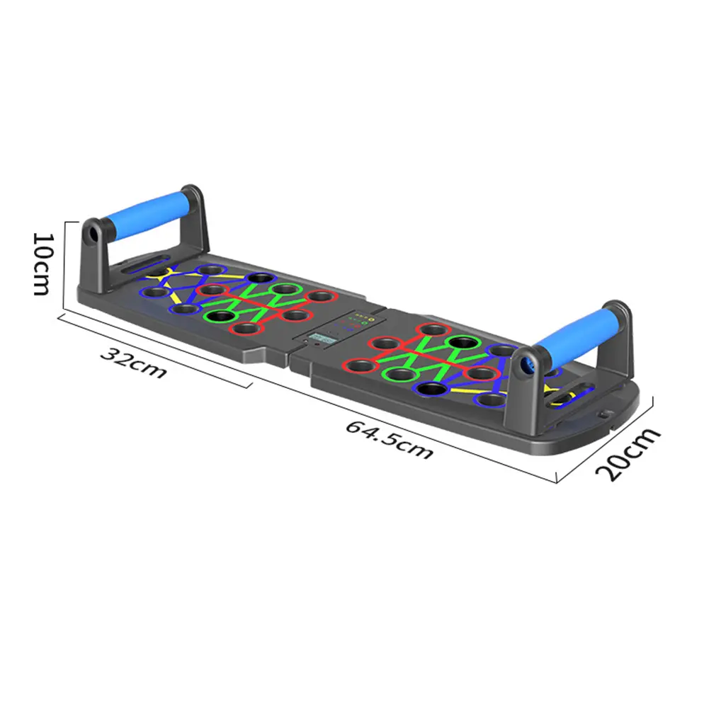 Folding Push-Up Board Foldable Gym Sports Board Muscle Exercise Board Abdominal Household Biceps Brachii Fitness Equipment