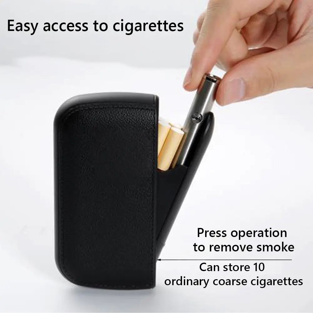 Cigarette Case Cigarette Holder Case Portable Cigarette Box Moisture-proof Cigar Storage Box Press Type for Outdoor Travel