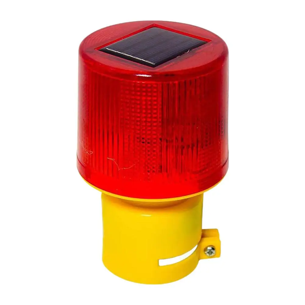 1/8Pcs Strobe Signal Warning Solar Light Flashing lights for fence construction Ceiling Security Alarm Flashing Lamp