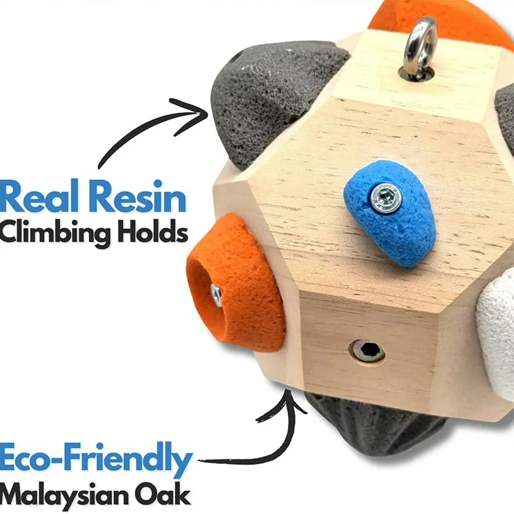 Handcrafted Boulder Block Finger Climbing Holds Handmade Giant Stones Enhance Strength Precision Ornament Home Decorations Gifts