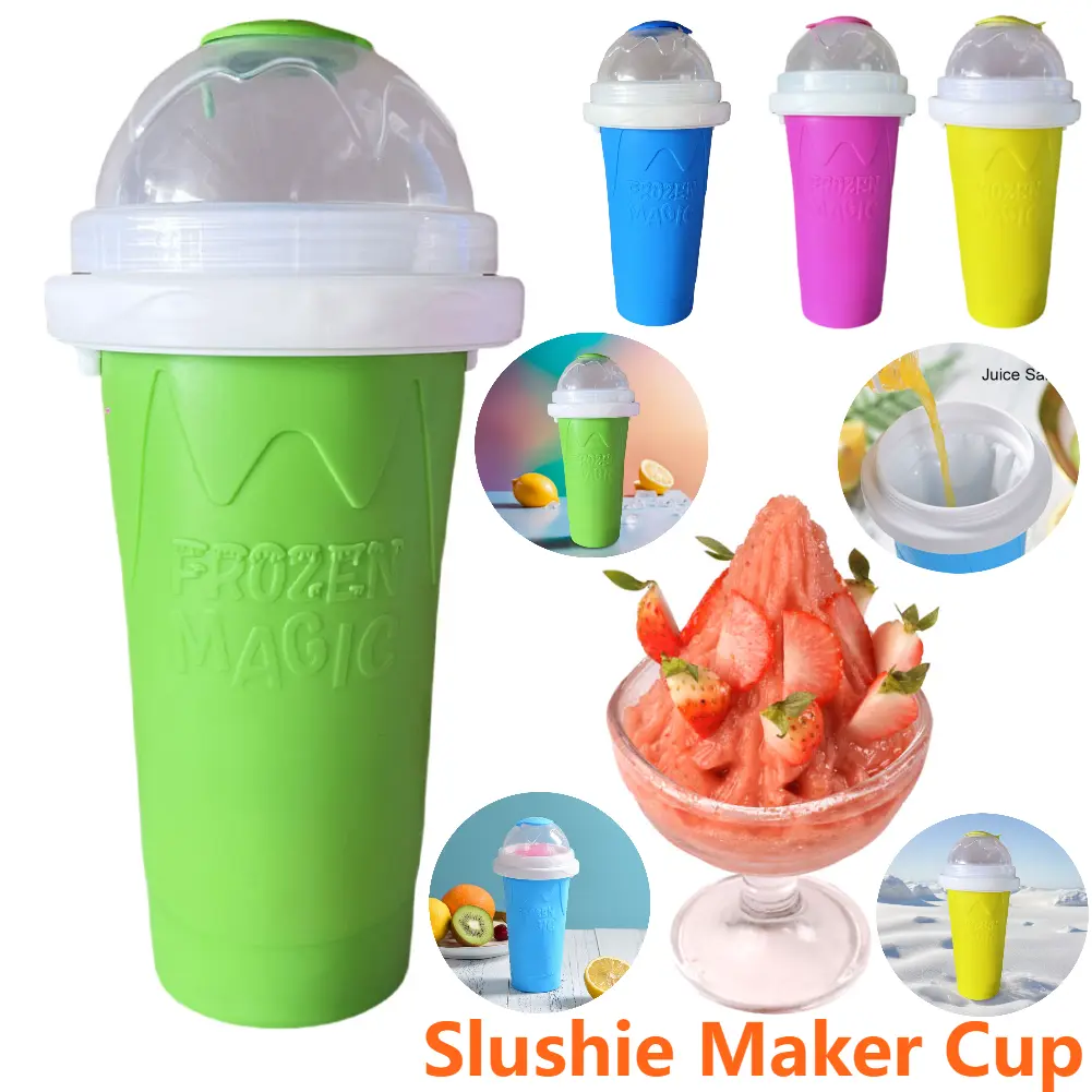 Large Capacity Quick-Frozen Slushy Maker Cup Slushy Cup For Homemade Smoothies Juice Ice Cream Summer Squeeze Beker Kitchen Tool
